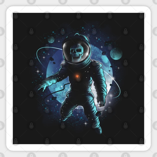 Forgotten in Space Sticker by Vincent Trinidad Art